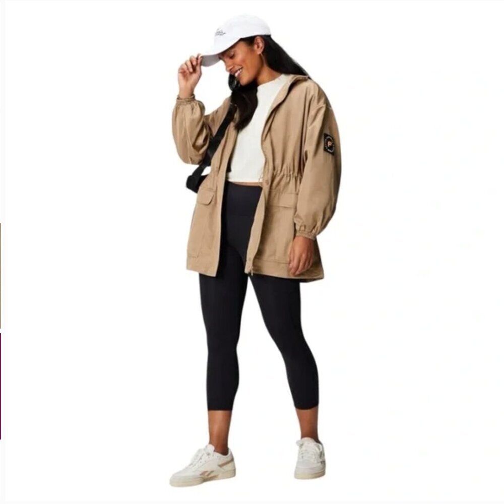 NWT Fabletics Utility Parka Women's Medium Beigew… - image 13